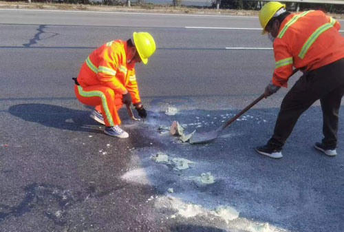 大方公路下沉注浆加固